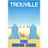 Affiche "Trouville, Normandie" 65x45cm