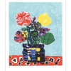 AIZPIRI Paul - Lithographie originale "Le bouquet de fleurs" 76x62cm