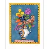 AIZPIRI Paul - Lithographie originale "Le bouquet de fleurs" 76x55cm
