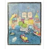 AIZPIRI Paul - Lithographie originale "Paris, la seine et Notre-Dame" 76x56cm