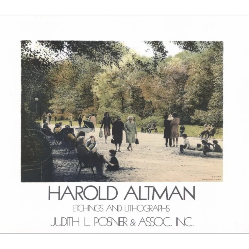 ALTMAN Harold - Lithographie "Harold ALTMAN Etchings and Lithographs" 56x67cm - 1982