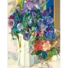 AMBILLE Paul - Lithographie originale "Bouquet" - 73x54cm