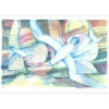 AMBILLE Paul - Lithographie originale "Les mouettes" 38x57 cm