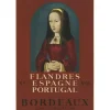 ANONYME - Lithographie "Flandres, Espagne, Portugal, Bordeaux" 72x49cm - 1954 - Portrait de Jeanne de Castille