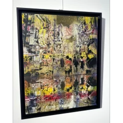 ARTISTE OUVRIER - Peinture originale sur toile "Osaka 50x40cm - 2021