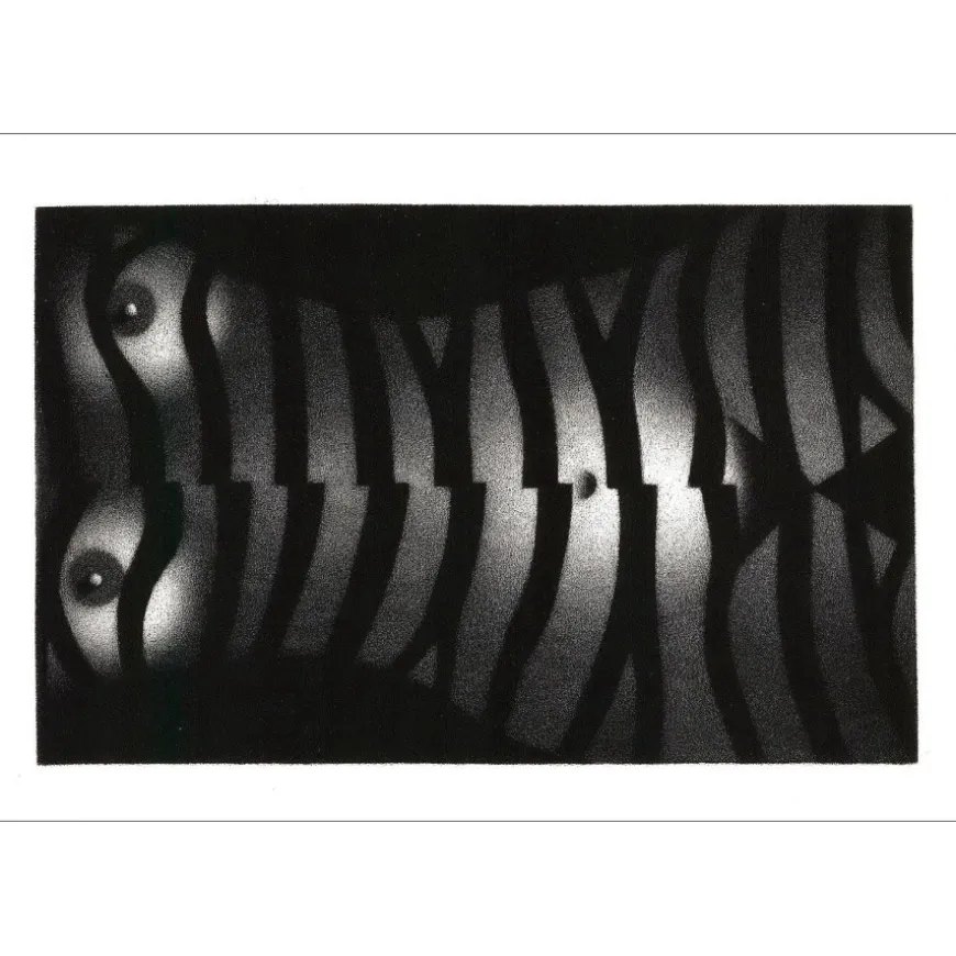 AVATI Mario - Gravure originale "Hommage à Abaye Guiseppe PARINI" 35x25cm