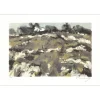 BABOULÈNE Eugène - Lithographie originale "La Provence, Eygalières" 38x56cm - 1992