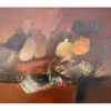 BALITRAN Jean-Jacques - Huile sur toile "Nature morte rouge" 50x61cm