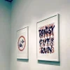 BANKSY - 2 affiches "Cut and Run" 59x42cm - 2023 - Glasgow - Official prints of the exhibition !