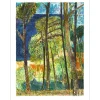 BARDONE Guy - Lithographie originale "Forêt Provençale" 65x50 cm