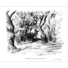 BERTHOMMÉ SAINT ANDRÉ Louis - Lithographie signée à l'encre "Route du Golf à Royan" 27x21cm - 1961