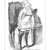 BERTHOMMÉ SAINT ANDRÉ Louis - Lithographie "Femme" 27x21cm - 1963 - Signée à l'encre