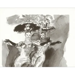 BERTHOMMÉ SAINT ANDRÉ Louis - Lithographie "Carnaval" 33x25cm