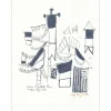 BEZOMBES Roger - Lithographie "14 juillet - Paris" 33x25cm