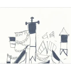 BEZOMBES Roger - Lithographie "14 juillet - Paris" 33x25cm