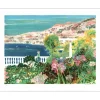 BLOUIN Georges - Lithographie originale "Jardin sur la mer" 56x75cm