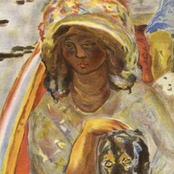 BONNARD Pierre - Lithographie "Jeune fille dans une barque" 35x26cm - 1939