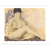 BONNEFOIT Alain - Lithographie originale "Femme nue allongée"  38x52cm - 1998