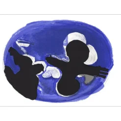 BRAQUE Georges - Lithographie "Les oiseaux 03" 35x26cm - 1955