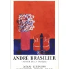 BRASILIER André - Lithographie "Exposition Galerie René Drouet, Paris" 73x49cm - 1959