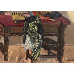 BRAYER Yves - Huile sur Toile  "Table du Torero" - 55x46cm (10F)