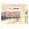 BRAYER Yves - Lithographie originale "Paris, la place des Vosges" 45x56cm