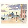 BRAYER Yves - Lithographie originale "Venise, La Salute" 45x56cm - 1989