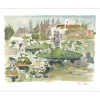 BRAYER Yves - Lithographie originale "Le jardin Japonais 01" 53x65cm - 1987