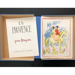 BRAYER Yves - Ouvrage illustré "En Provence" - 8 Lithographies originales en couleurs