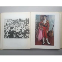 BRAYER Yves - Ouvrage illustré "Yves Brayer et l'Espagne" + Dessin original à l'encre
