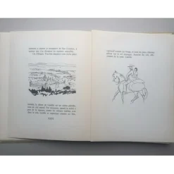 BRAYER Yves - Ouvrage illustré "Yves Brayer et l'Espagne" + Dessin original à l'encre