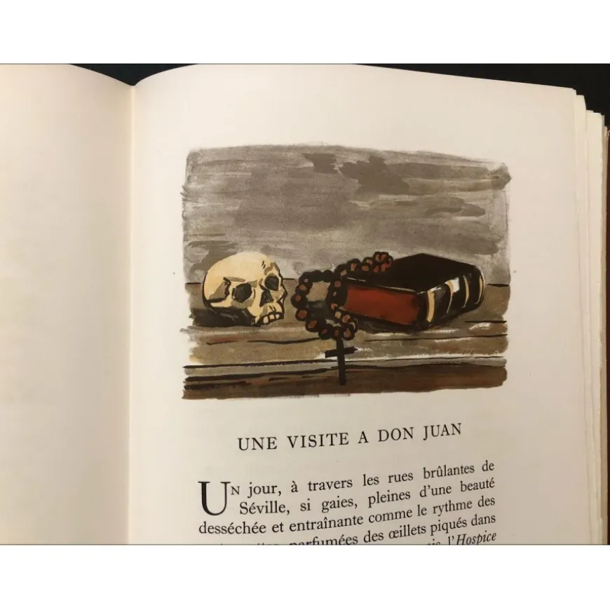 BRAYER Yves - Ouvrage illustré "Du sang, de la volupté et de la Mort" - Suite de 26 Lithographies originales en couleurs