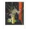 BRIATA Georges - Lithographie originale "Le bouquet de fleurs" 75x52cm