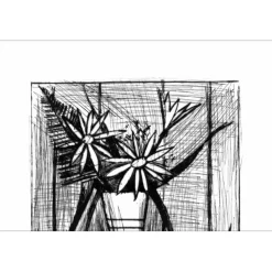 BUFFET Bernard - Gravure originale "Bouquet" 43x33cm - 1983