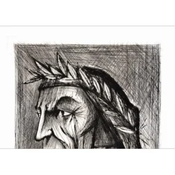 BUFFET Bernard - Gravure originale "Dante" 74x56cm - 1976