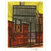 BUFFET Bernard - Lithographie originale "New-York, Manhattan" 76x58cm - 1990