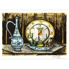 BUFFET Bernard - Lithographie originale "Les Faïences" 58x76cm - 1988