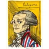 BUFFET Bernard - Lithographie originale "Révolution Française, Robespierre" 76x54cm - 1977