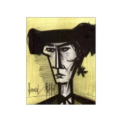 BUFFET Bernard - Lithographie originale "Le Torero" 31x24cm - 1967