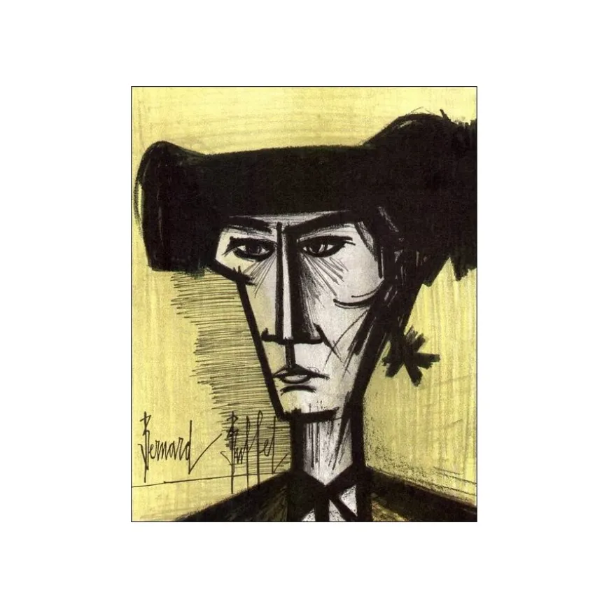 BUFFET Bernard - Lithographie originale "Le Torero" 31x24cm - 1967