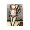 BUFFET Bernard - Lithographie originale "La Plage" 31x24cm - 1967