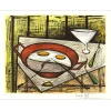 BUFFET Bernard - Lithographie originale "Les œufs sur le plat" 58x76cm - 1986