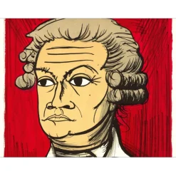BUFFET Bernard - Lithographie originale "Révolution Française, Mirabeau" 76x54cm - 1977