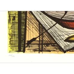 BUFFET Bernard - Lithographie originale "Les œufs sur le plat" 58x76cm - 1986