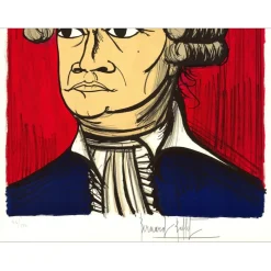 BUFFET Bernard - Lithographie originale "Révolution Française, Mirabeau" 76x54cm - 1977
