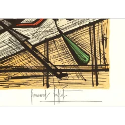 BUFFET Bernard - Lithographie originale "Les œufs sur le plat" 58x76cm - 1986