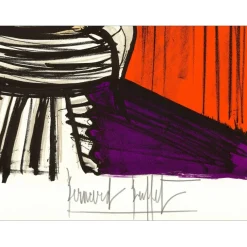 BUFFET Bernard - Lithographie originale "Révolution Française, Danton" 76x54cm - 1977