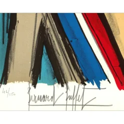 BUFFET Bernard - Lithographie originale "Révolution Française, Tambour" 76x54cm - 1977