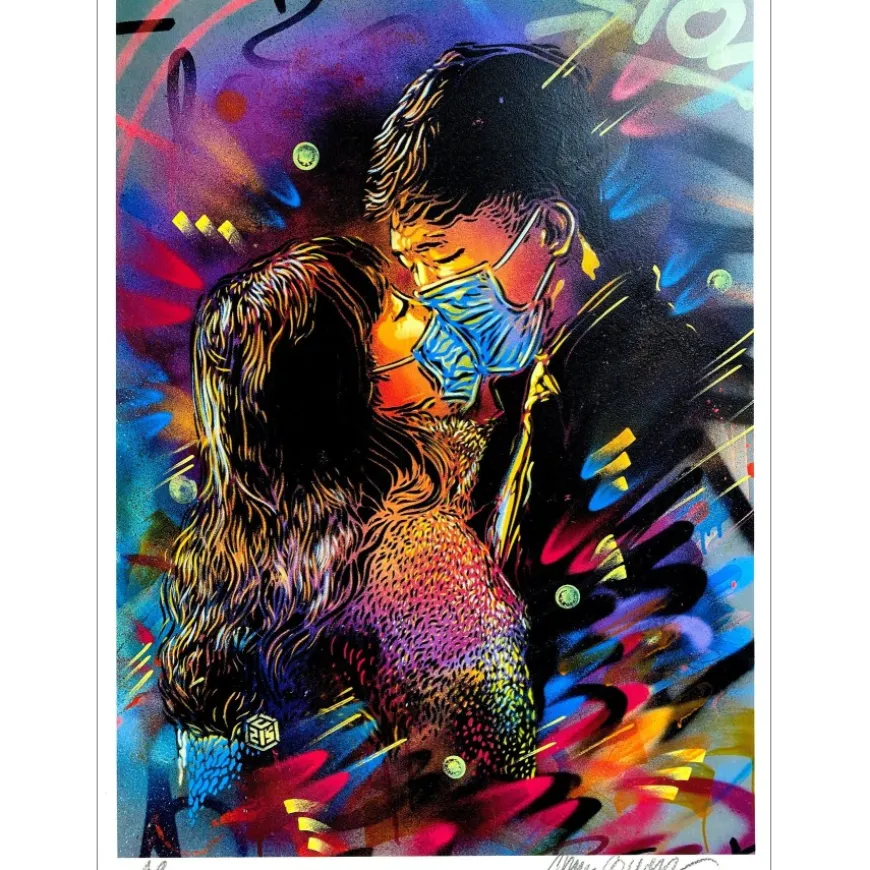 C215 - Edition (tirage pigmentaire) "L'Amour" 40x30cm - 2020