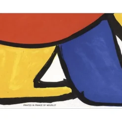 CALDER Alexander - Lithographie "Our Unfinished Révolution" 56x76cm - 1976 - MOURLOT